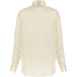 White Silk Blouse