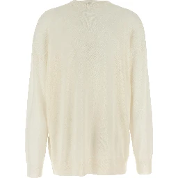 White Wool Cardigan