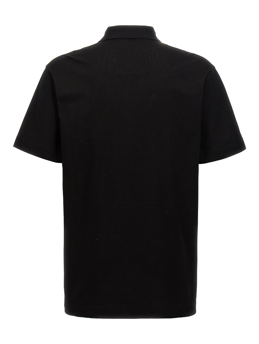 Black Cotton Polo Shirt
