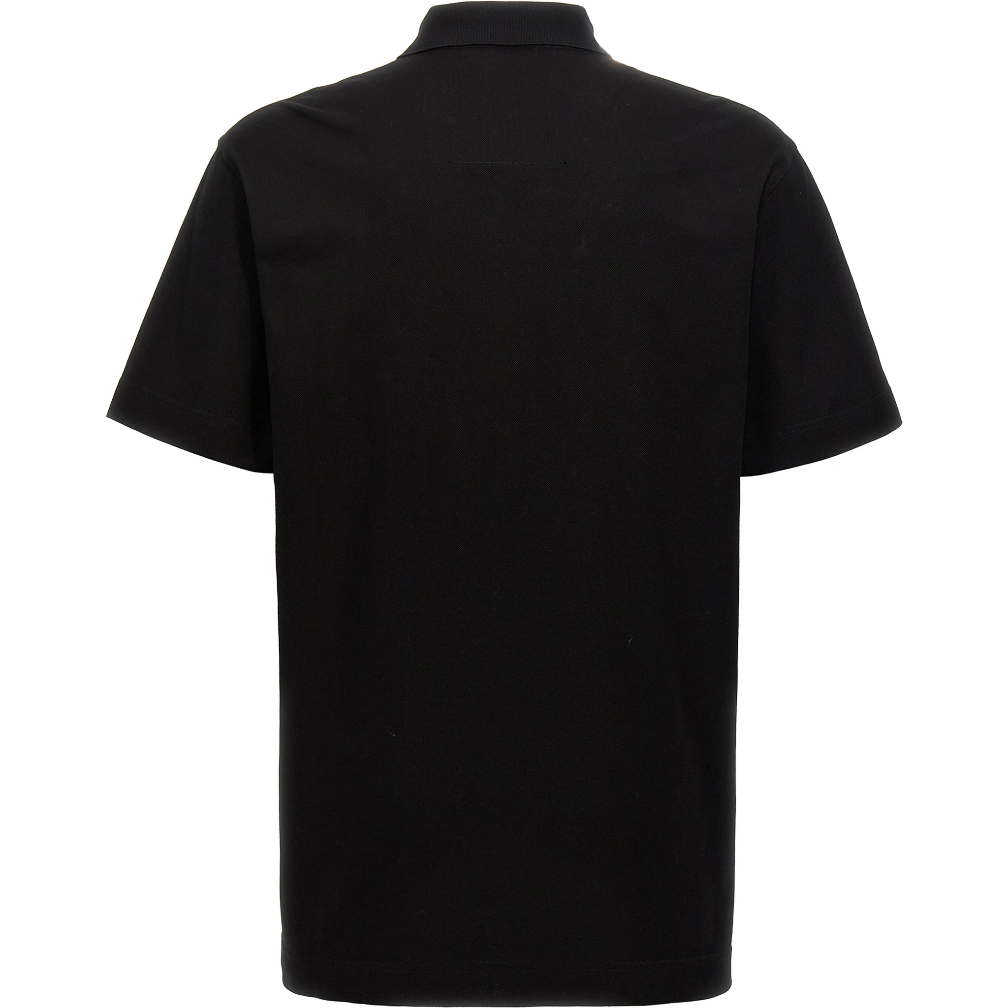 Black Cotton Polo Shirt