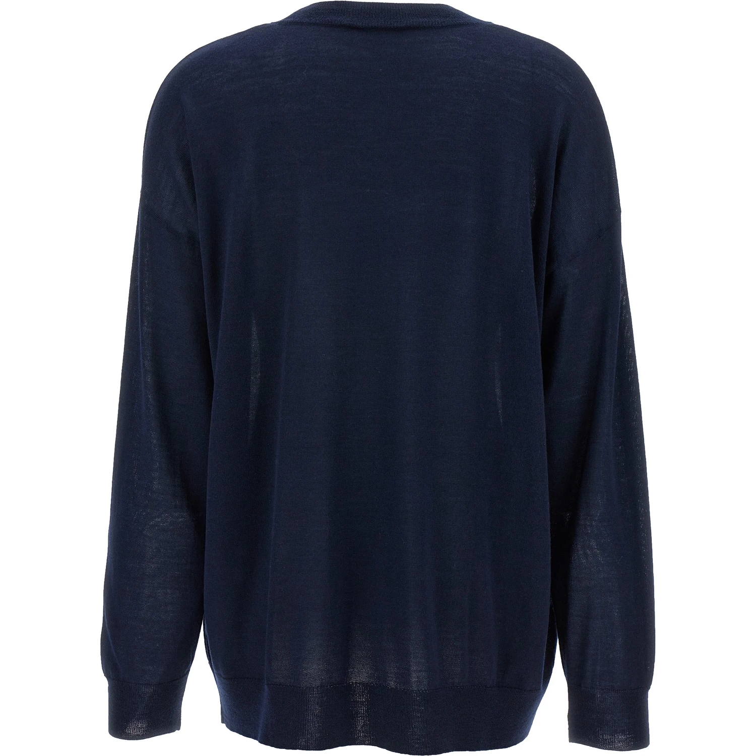 Blue Wool Cardigan