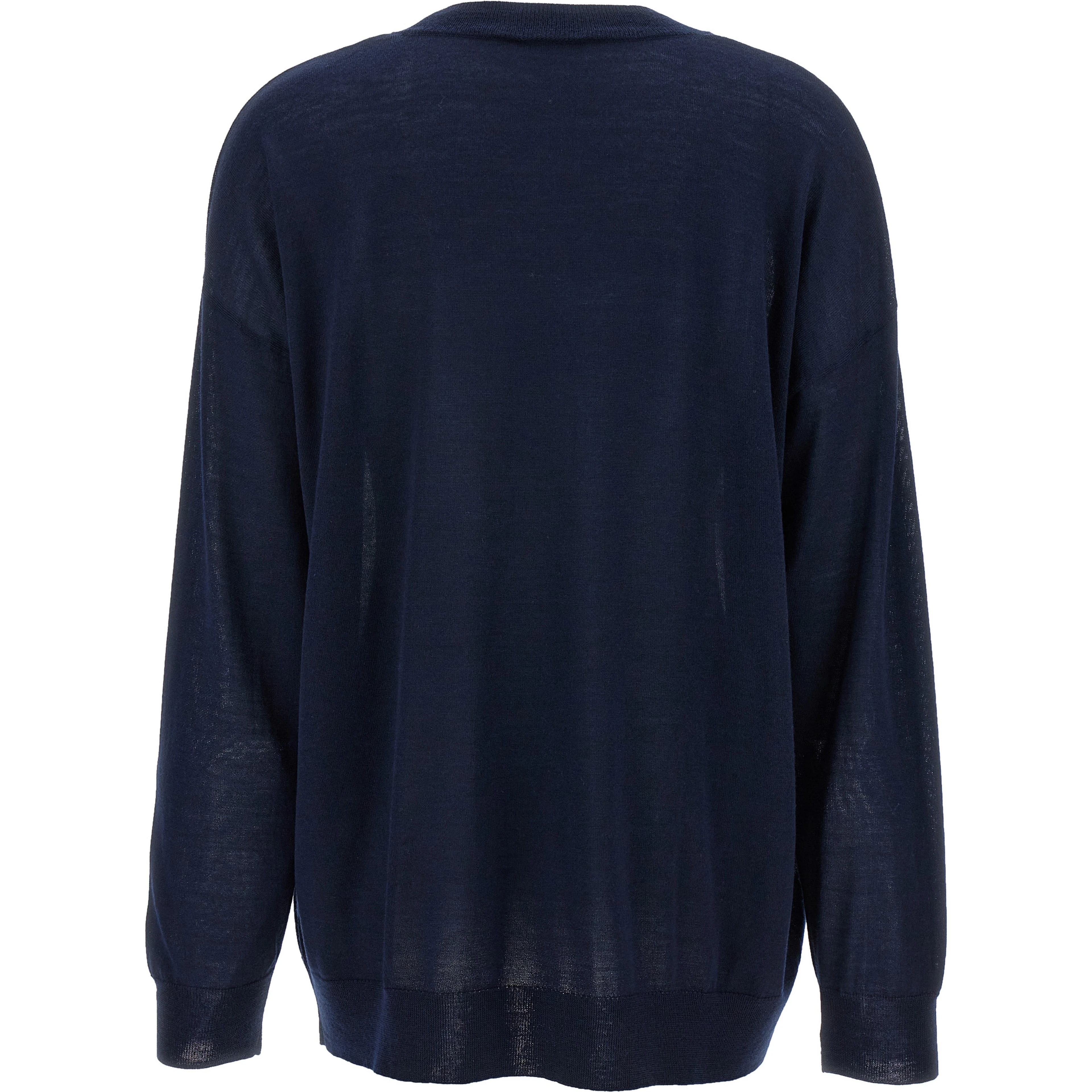 Blue Wool Cardigan