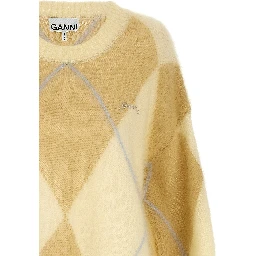 Bicolor Wool Cardigan