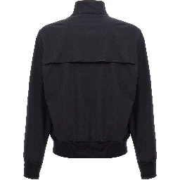 Blue Elastane Bomber
