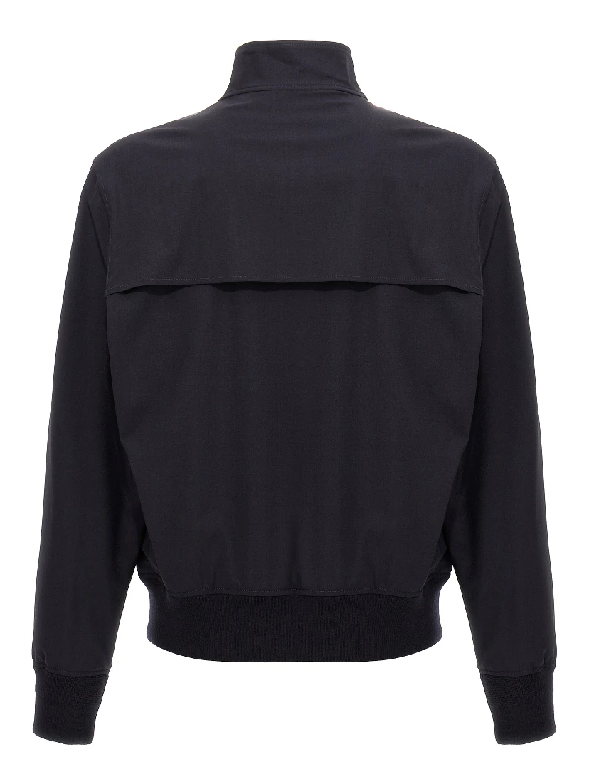 Blue Elastane Bomber