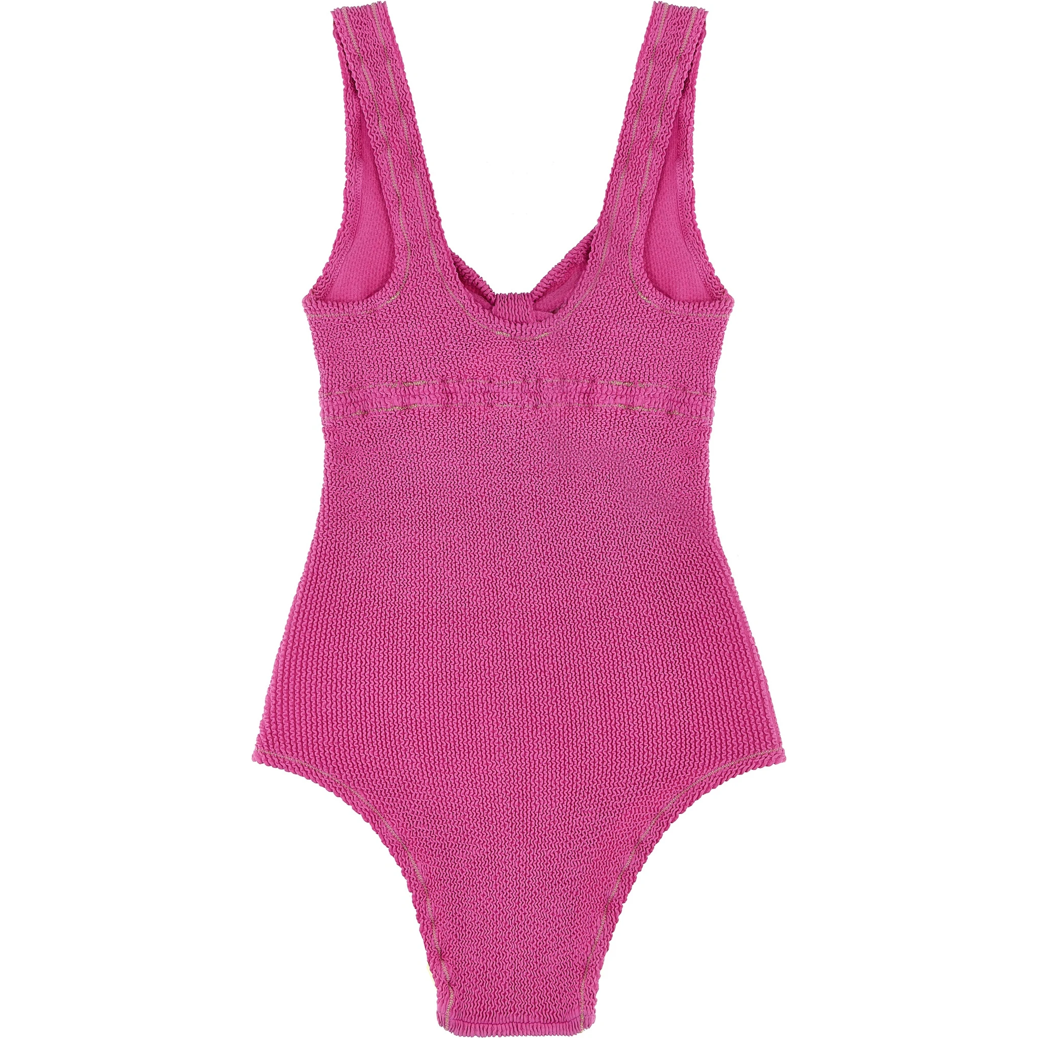 Fuchsia Polyamide One-Piece Swimsuit