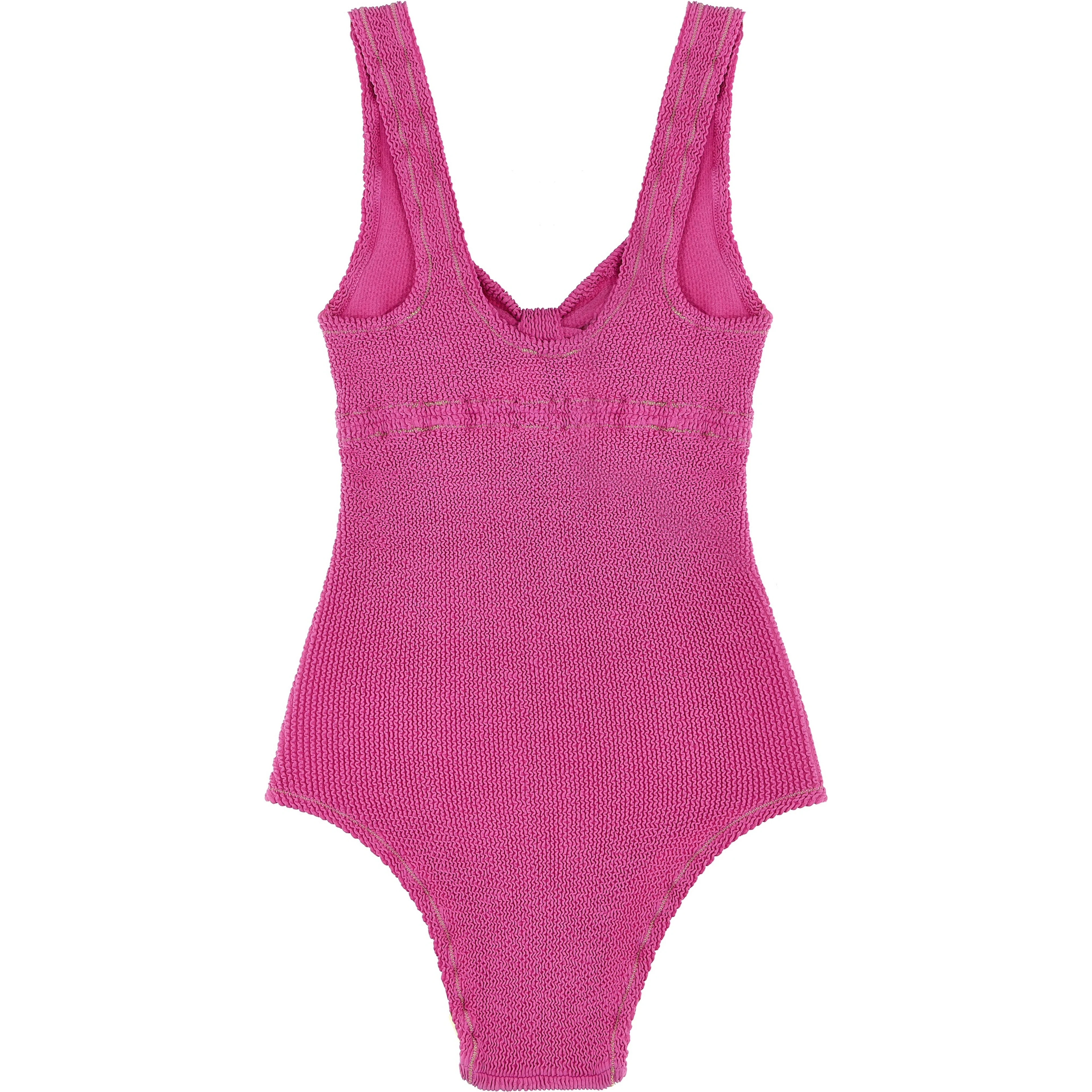 Fuchsia Polyamide One-Piece Swimsuit