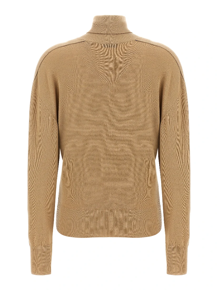 Beige Wool Cardigan