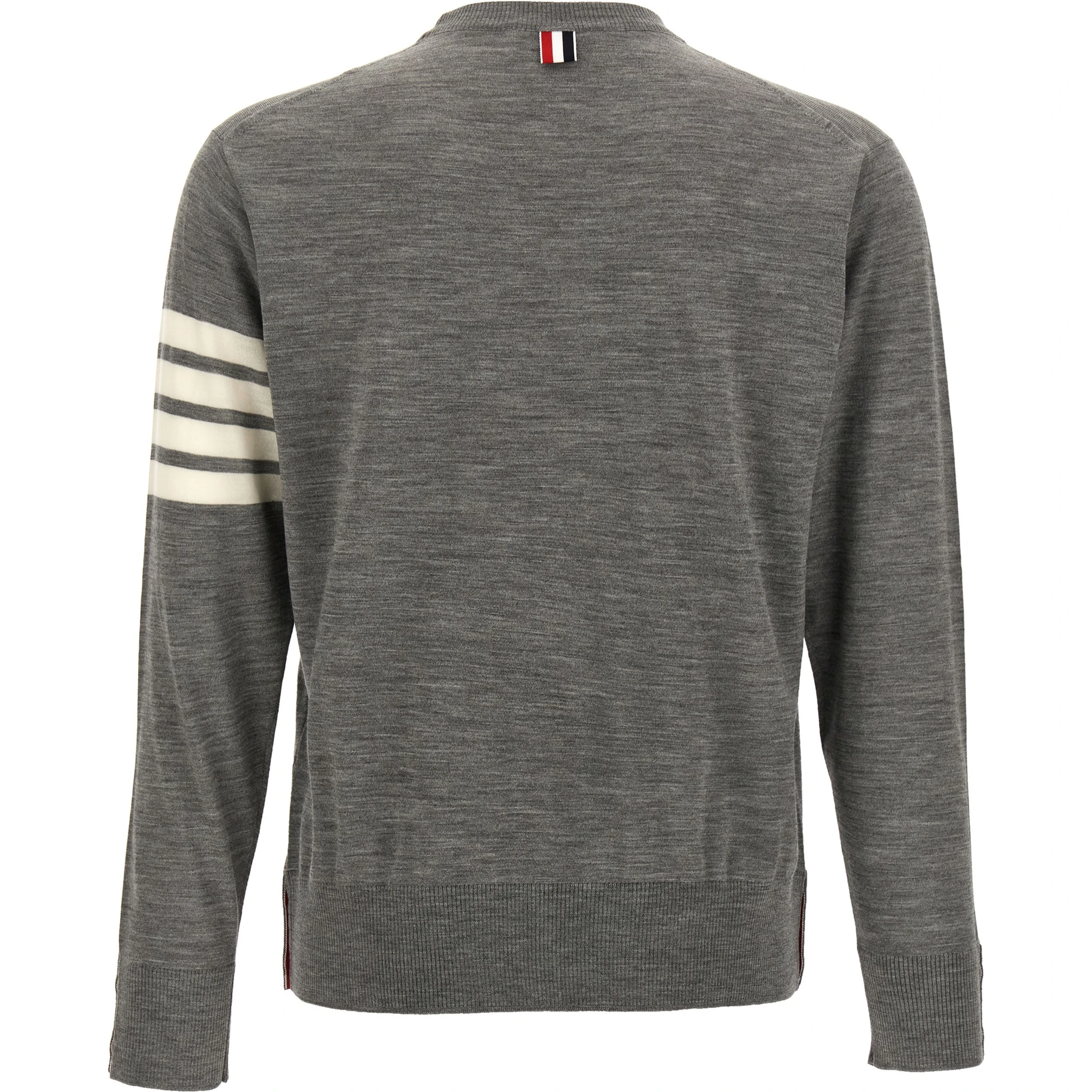 Gray Virgin Wool Cardigan