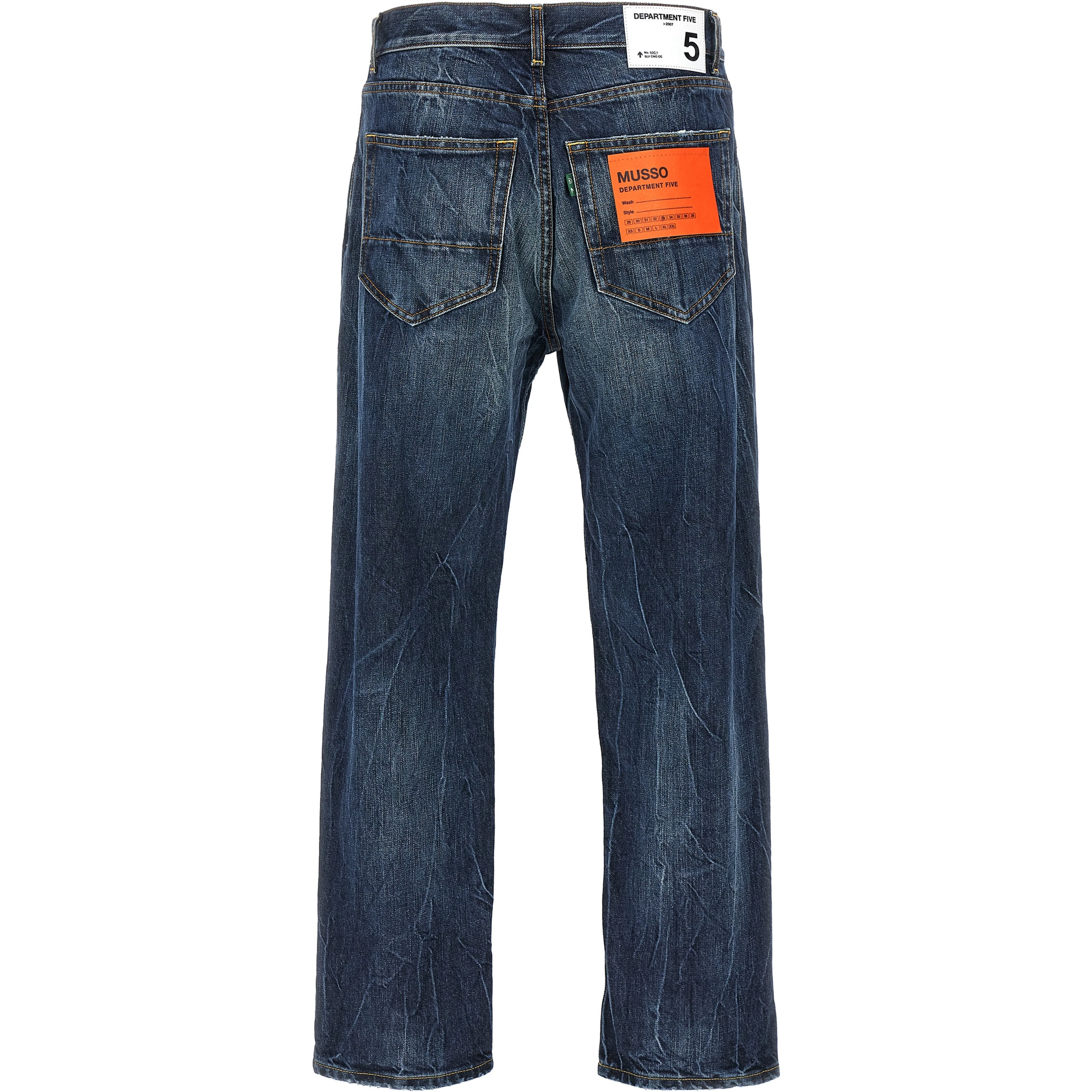 Blue Cotton Jeans Denim