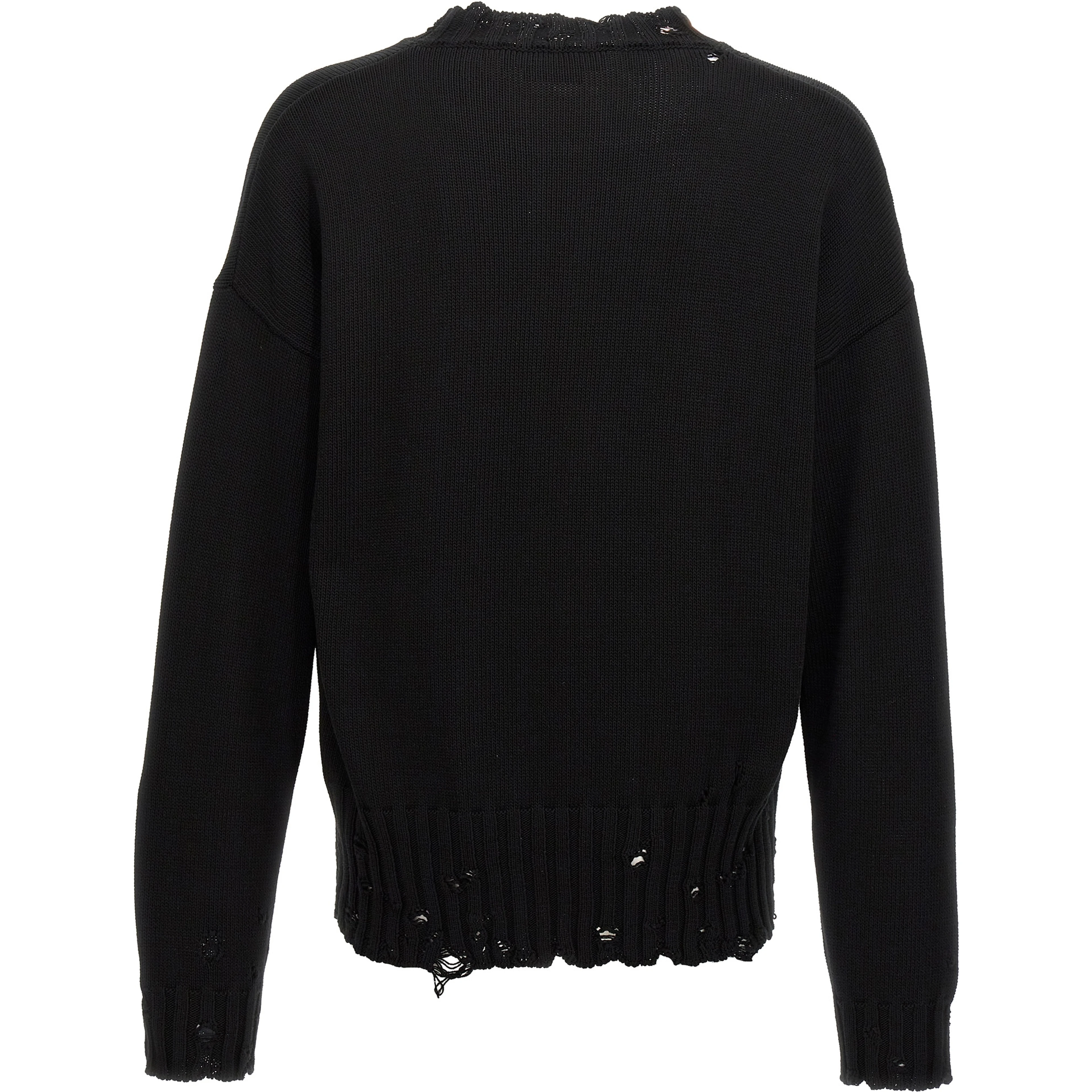 Black Cotton Cardigan