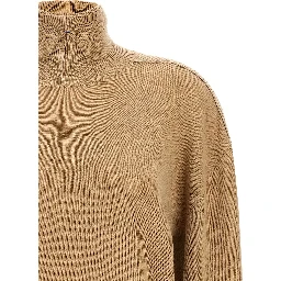 Beige Wool Cardigan