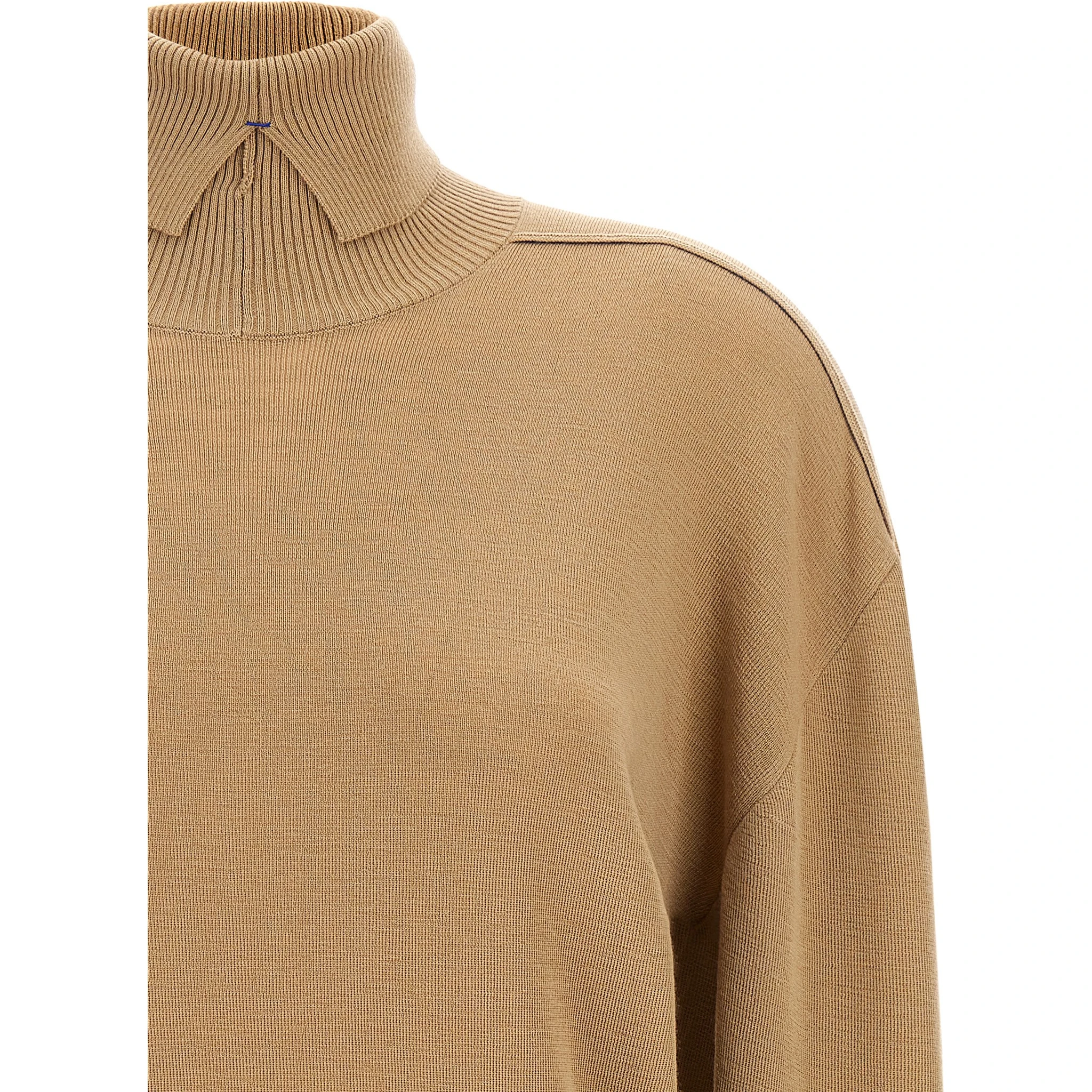 Beige Wool Cardigan