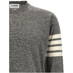Gray Virgin Wool Cardigan