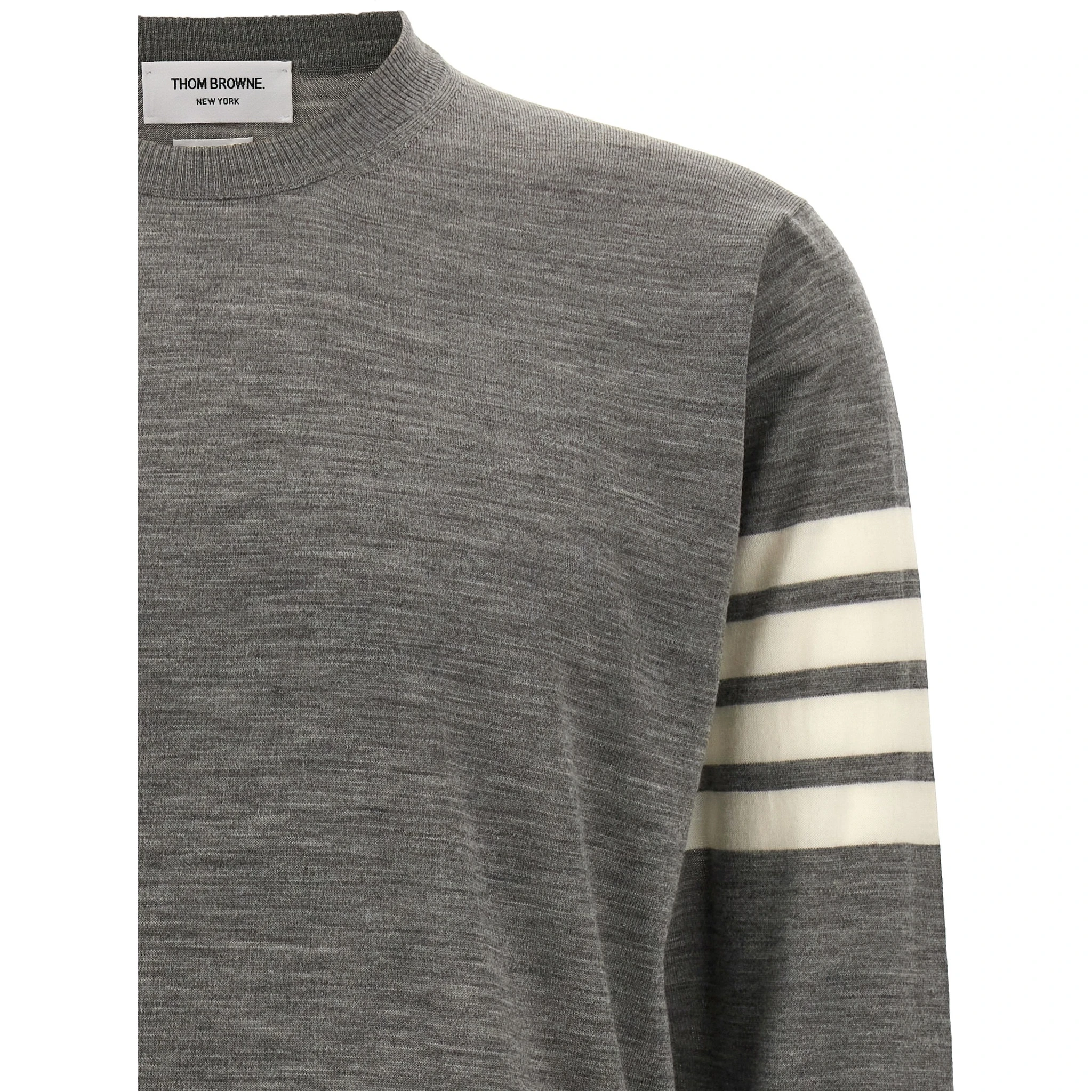 Gray Virgin Wool Cardigan