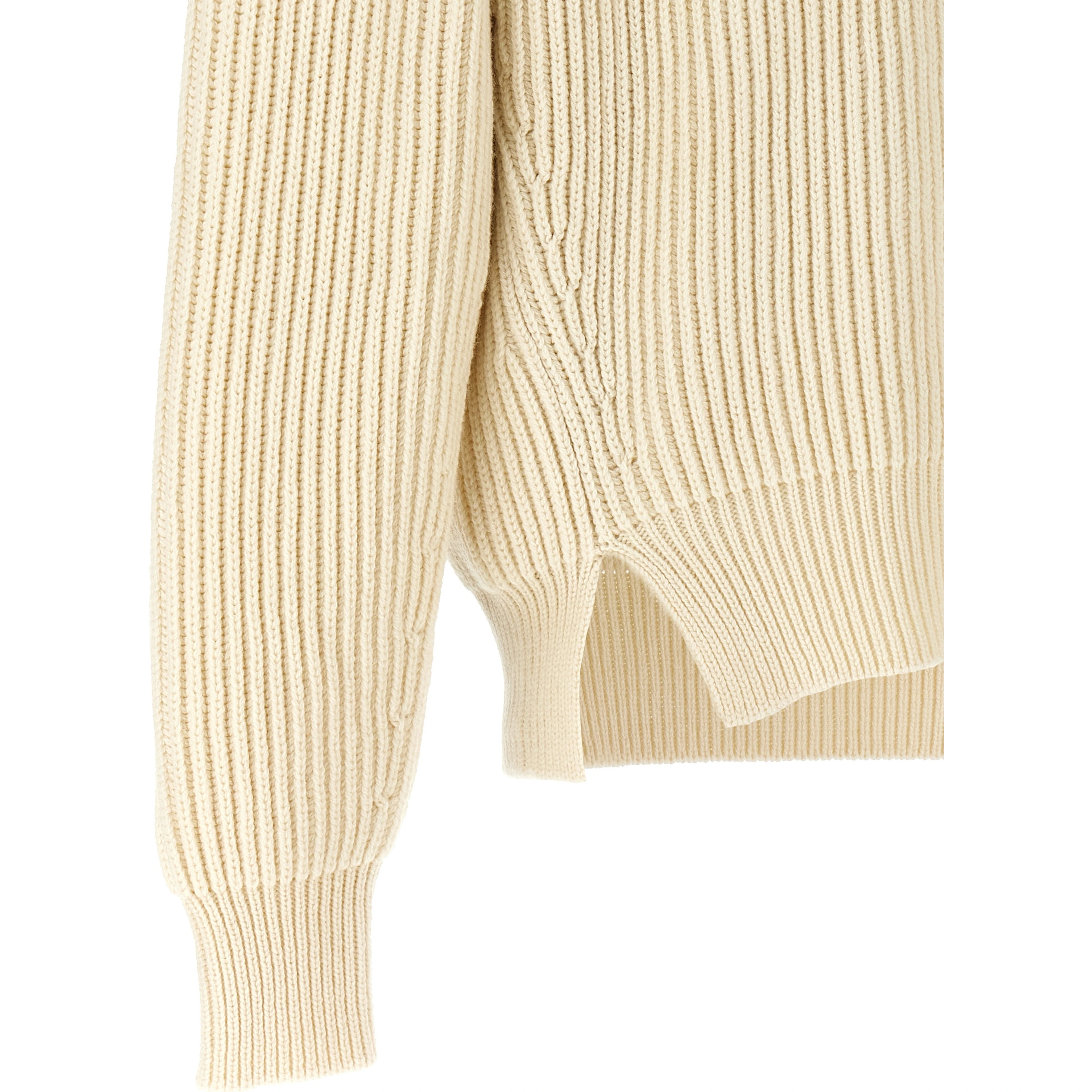 White Wool Cardigan