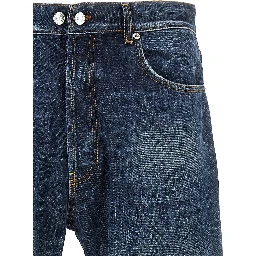 Blue Cotton Jeans Denim