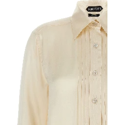 White Silk Blouse