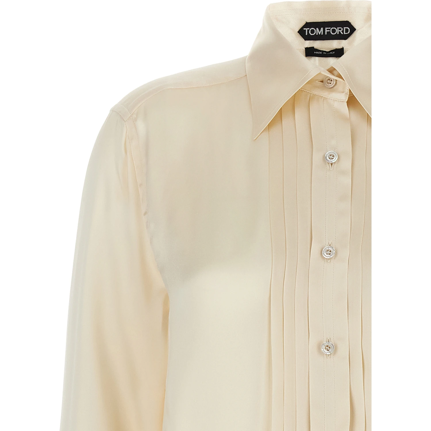 White Silk Blouse