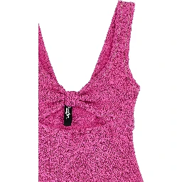Fuchsia Polyamide One-Piece Swimsuit