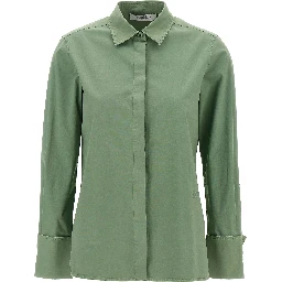 Bicolor Cotton Blouse