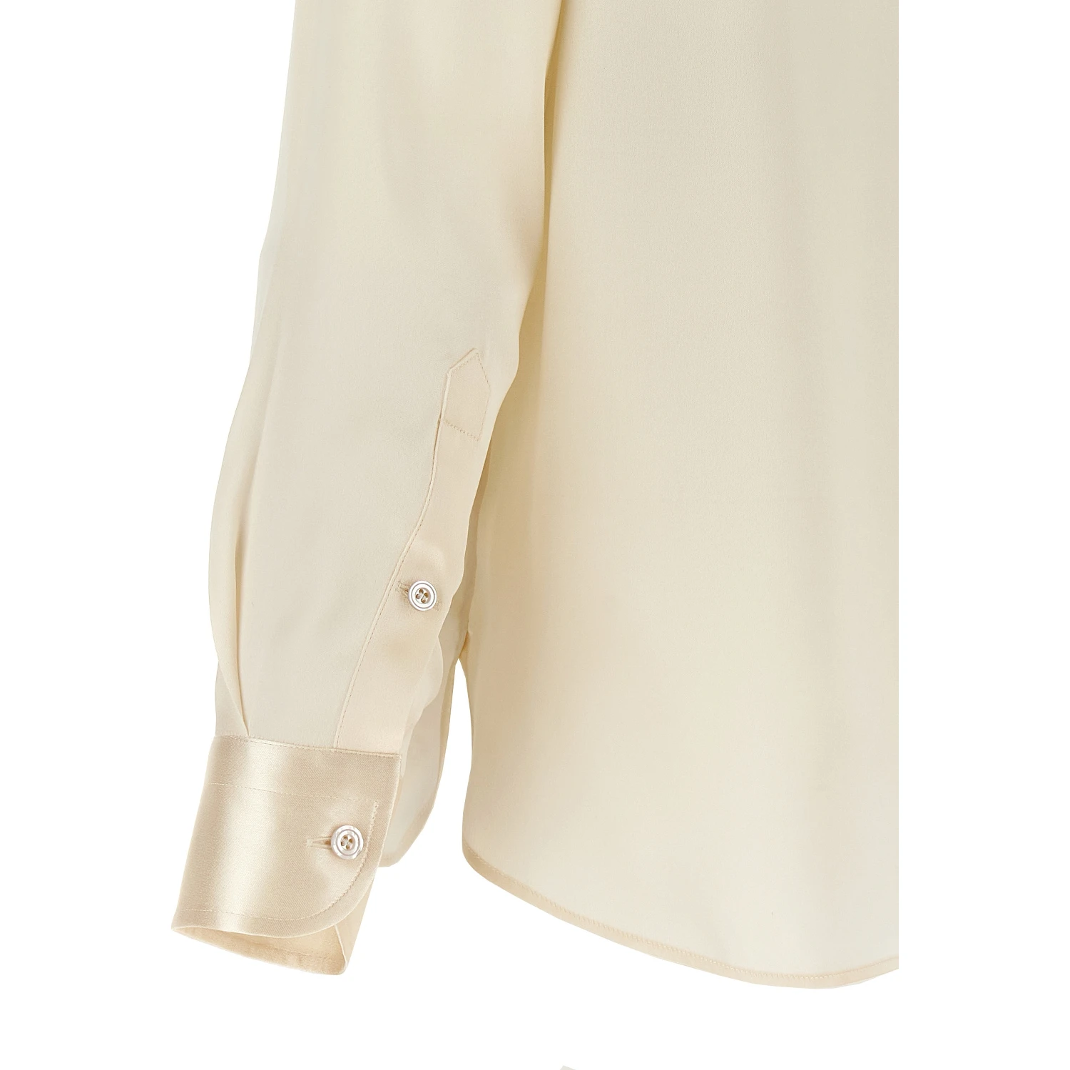 White Silk Blouse