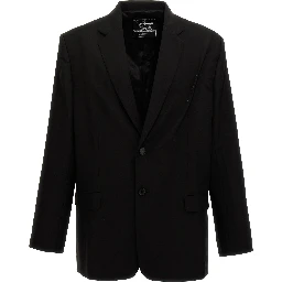 Black Virgin Wool Blazer