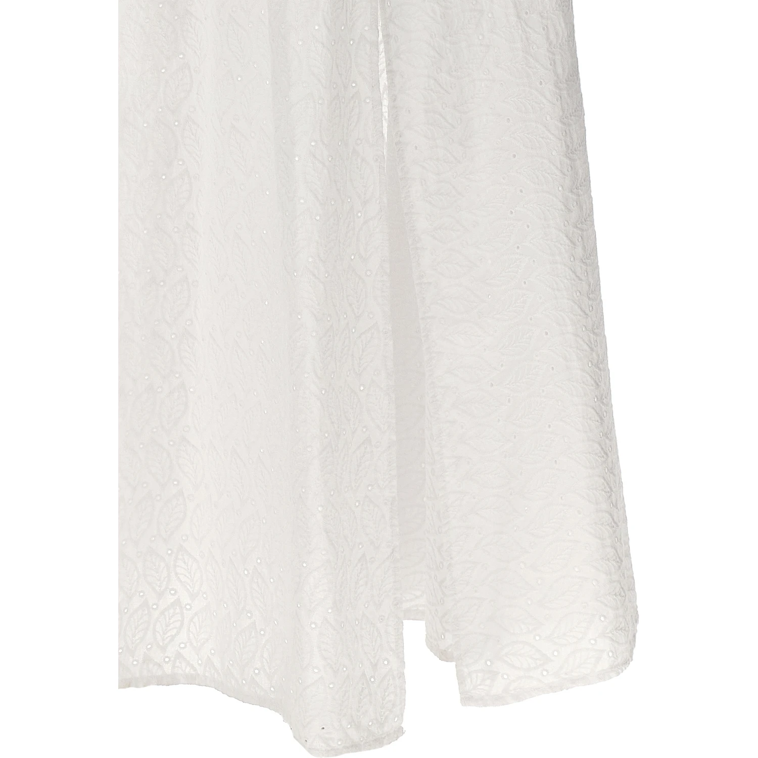 White Cotton Long Dress