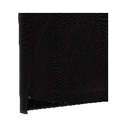 Black Cotton Polo Shirt