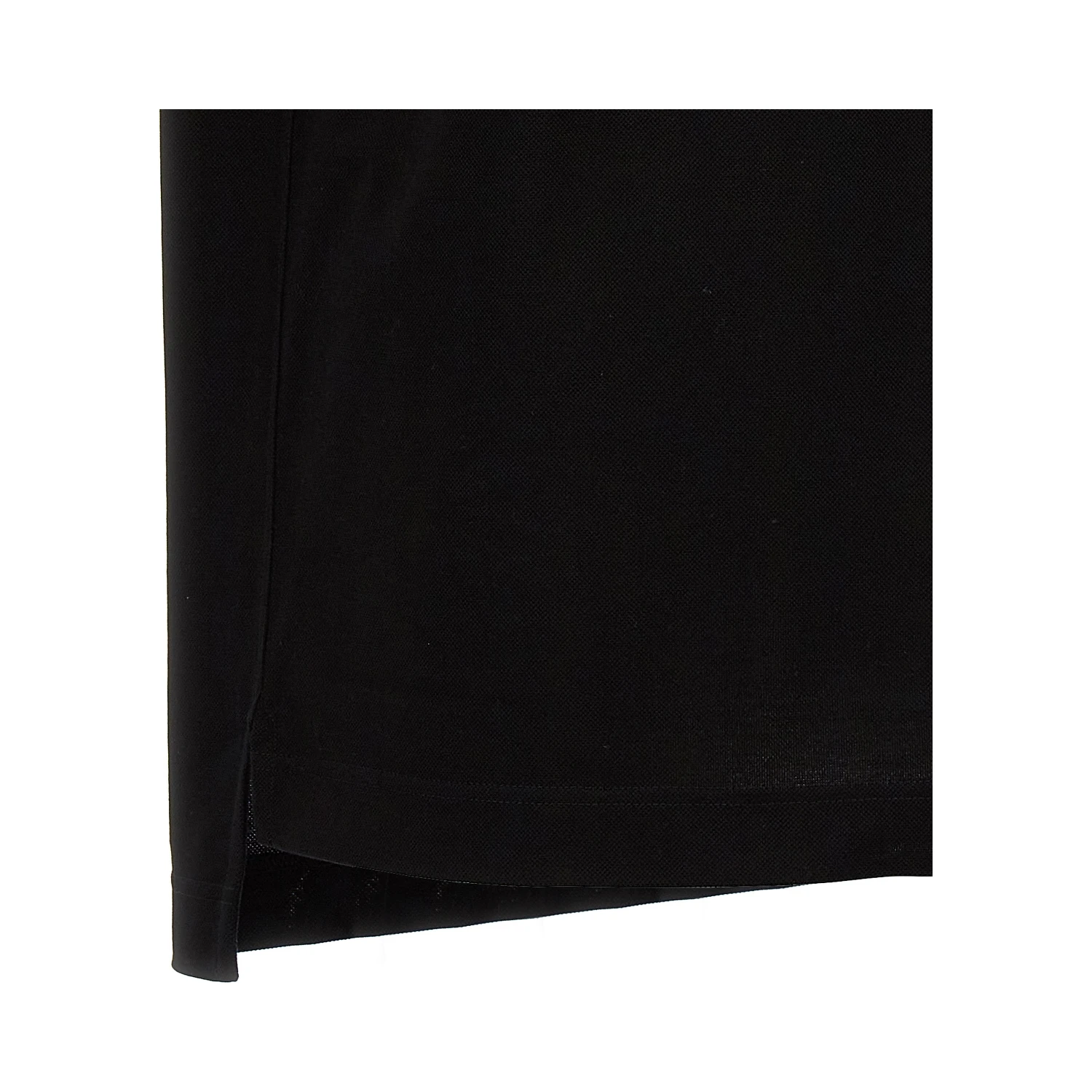 Black Cotton Polo Shirt