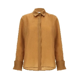 Beige Silk Blouse
