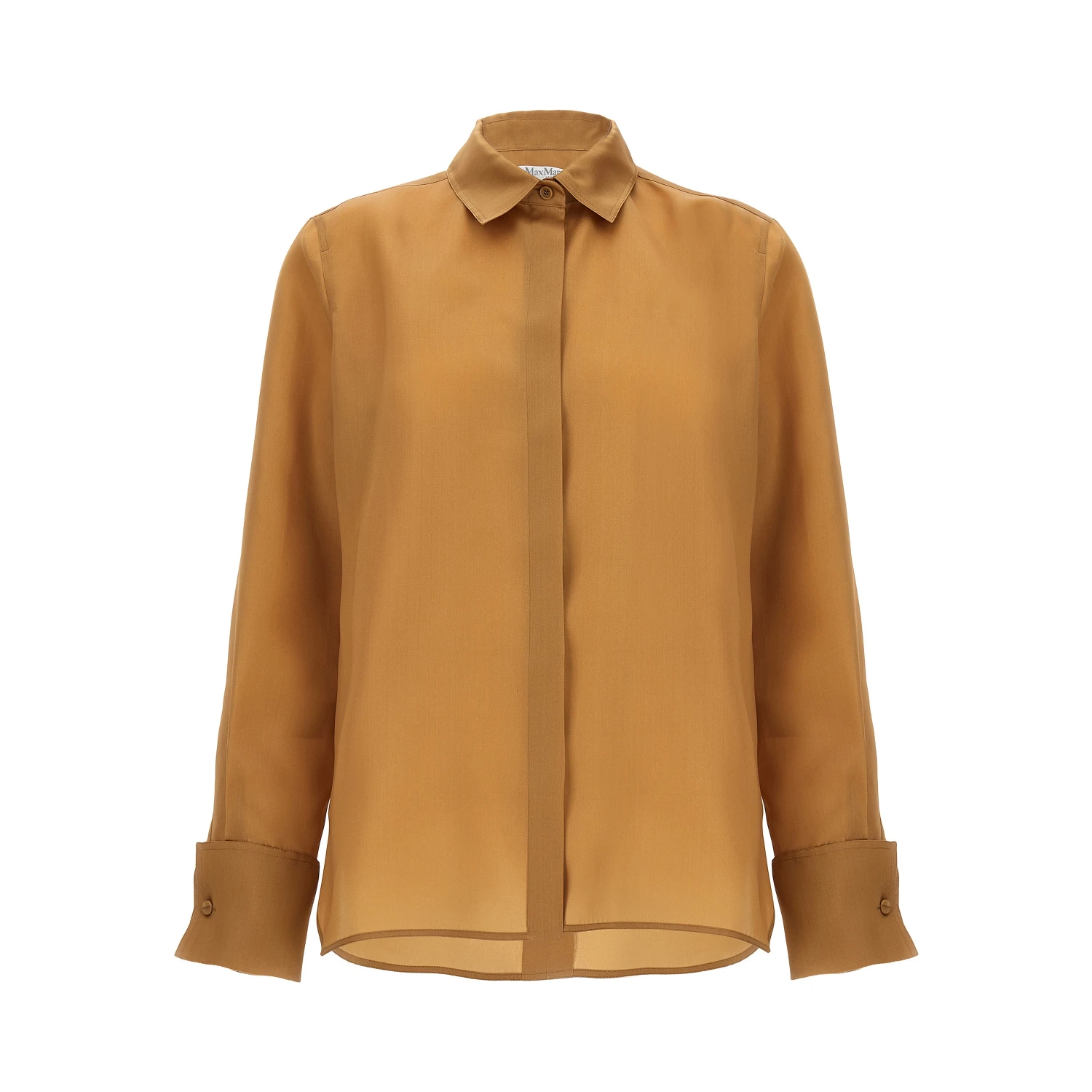 Beige Silk Blouse