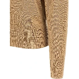 Beige Wool Cardigan