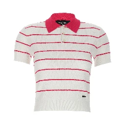 Multicolor Viscose Polo Shirt
