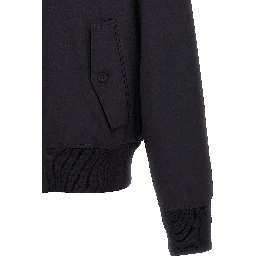 Blue Elastane Bomber