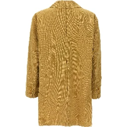Beige Cotton Blazer