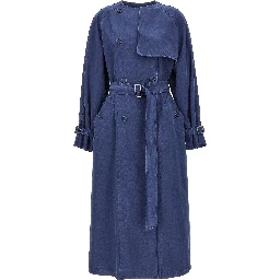 Blue Cotton Coat
