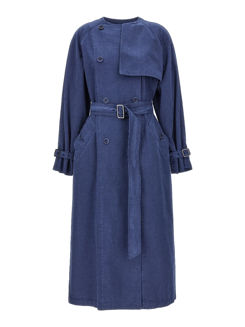 Blue Cotton Coat