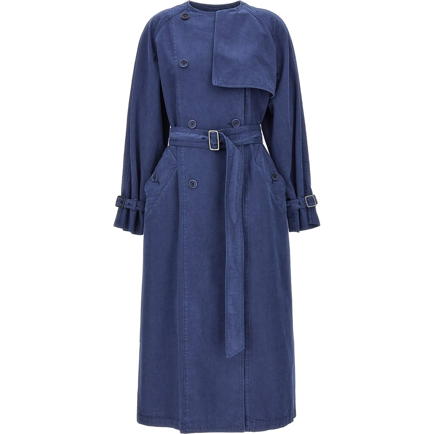 Blue Cotton Coat