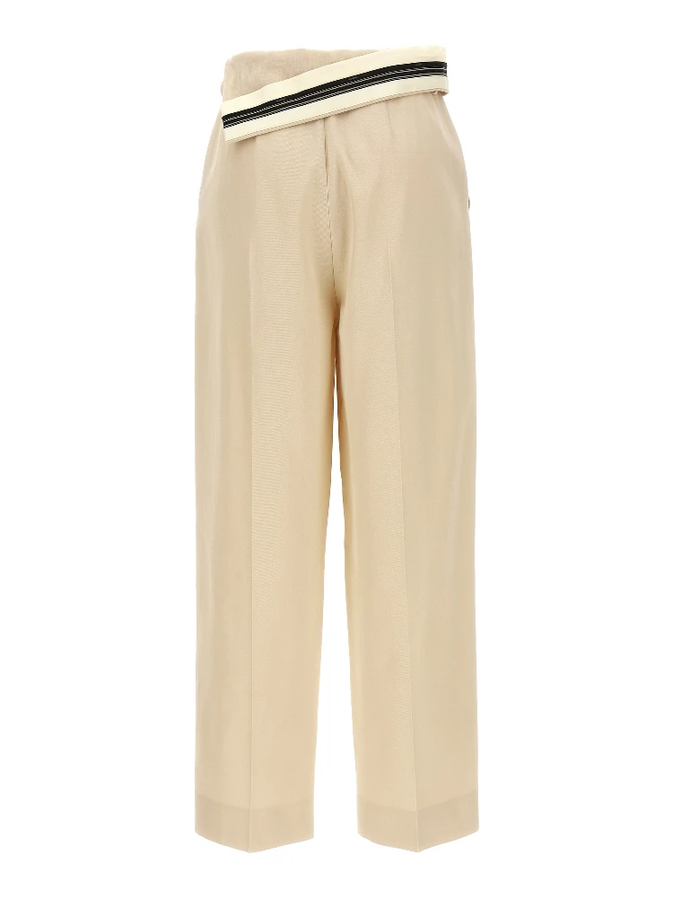 Beige Wool Casual Pants alternative
