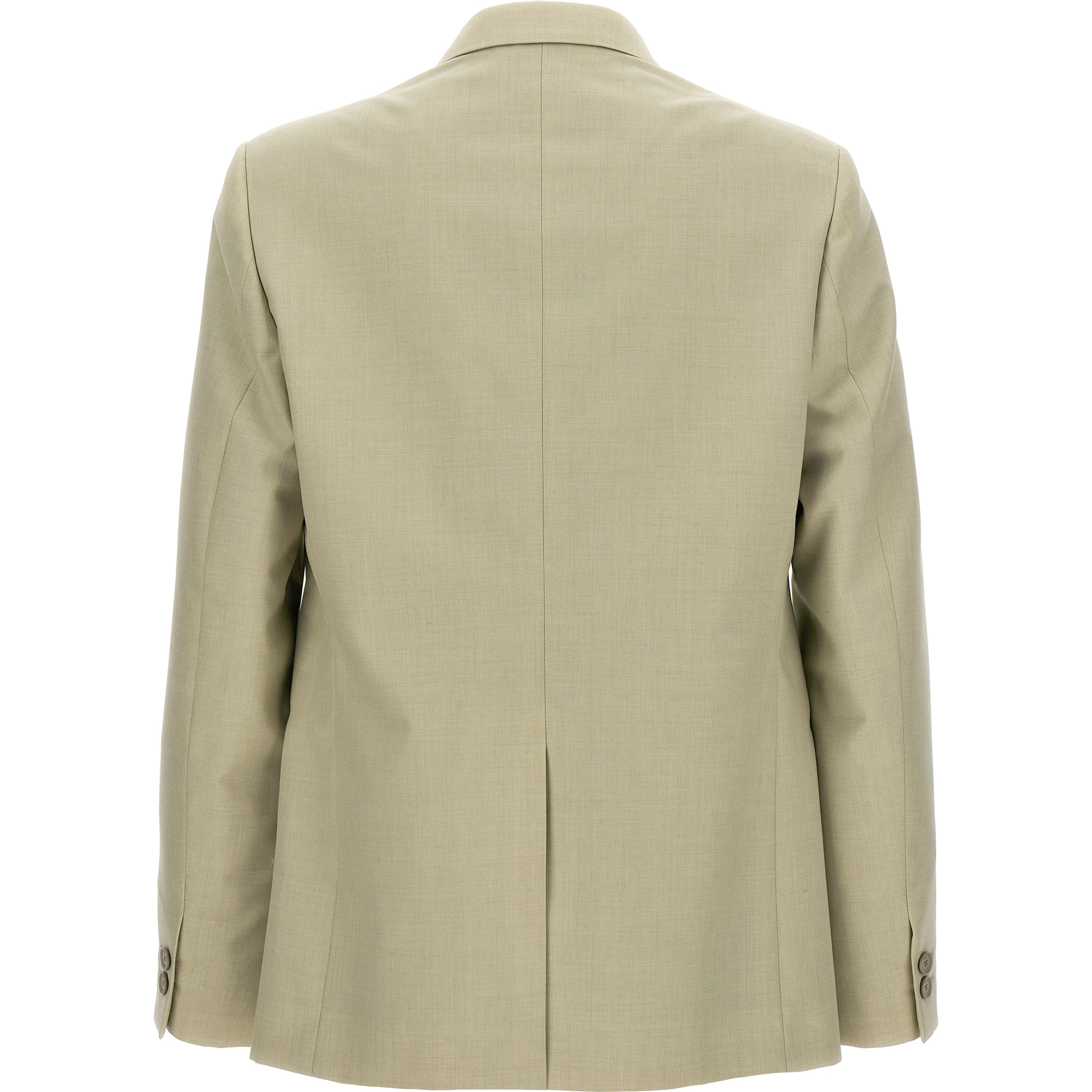 Beige Virgin Wool Blazer