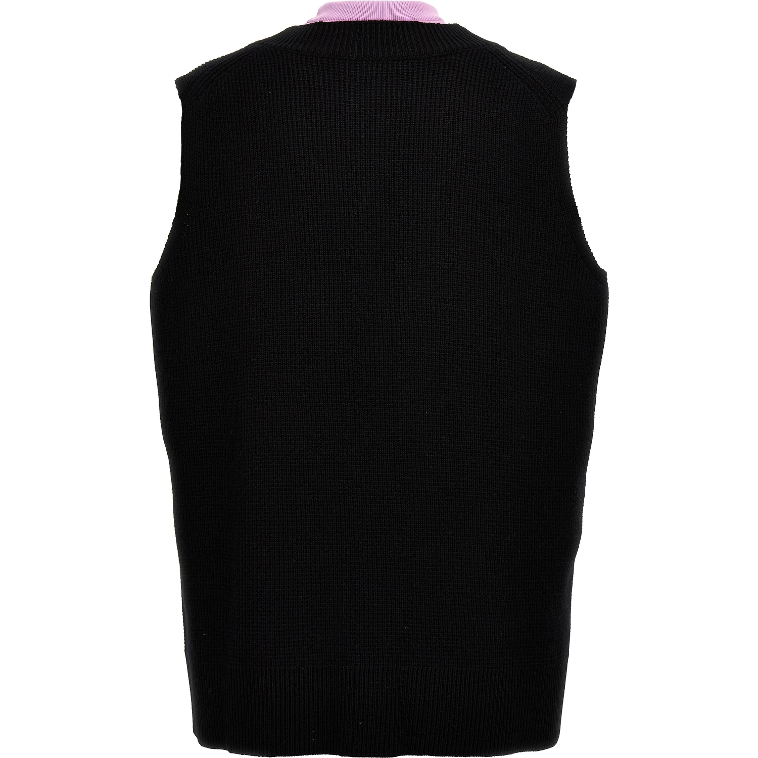 Multicolor Wool Sleeveles Sweater