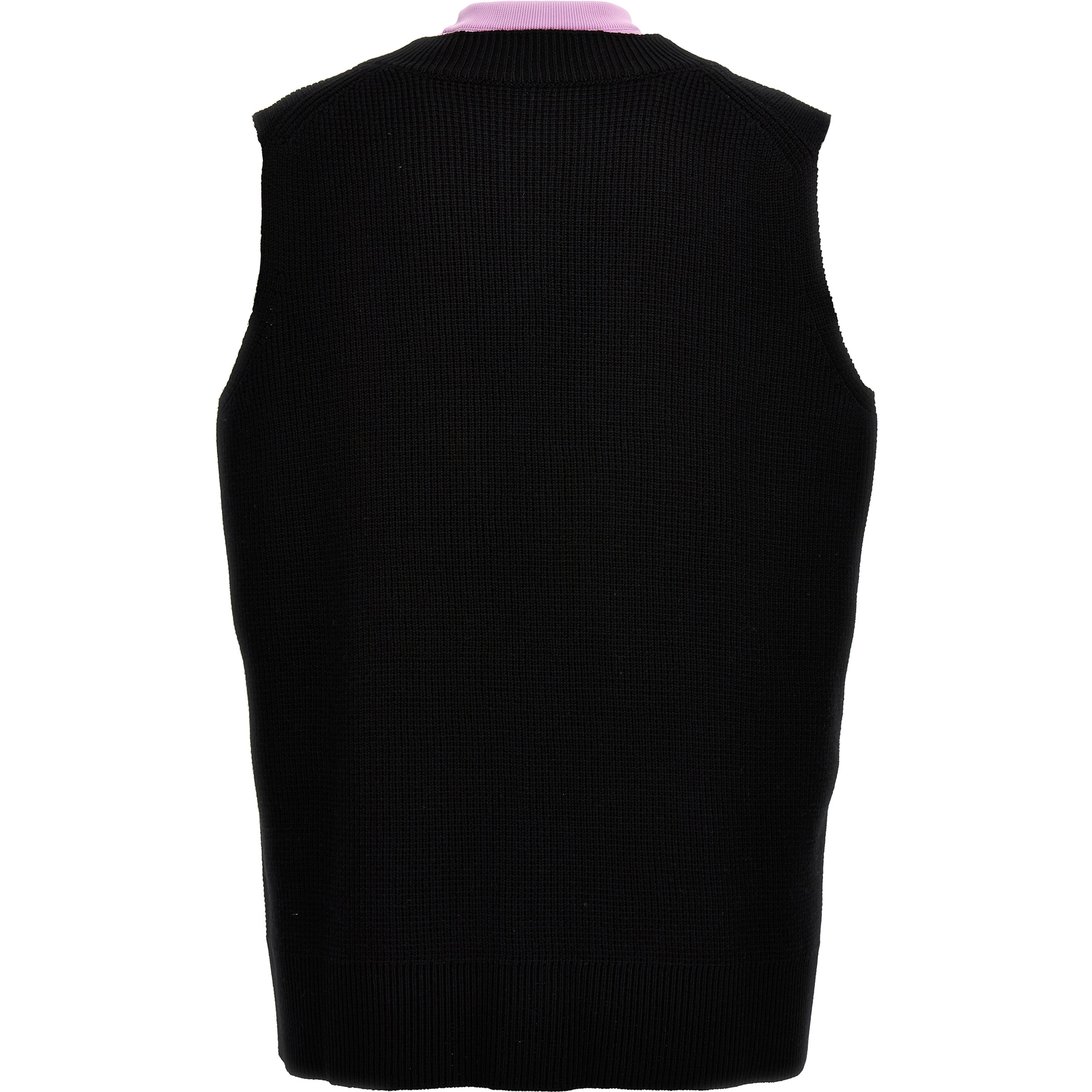 Multicolor Wool Sleeveles Sweater