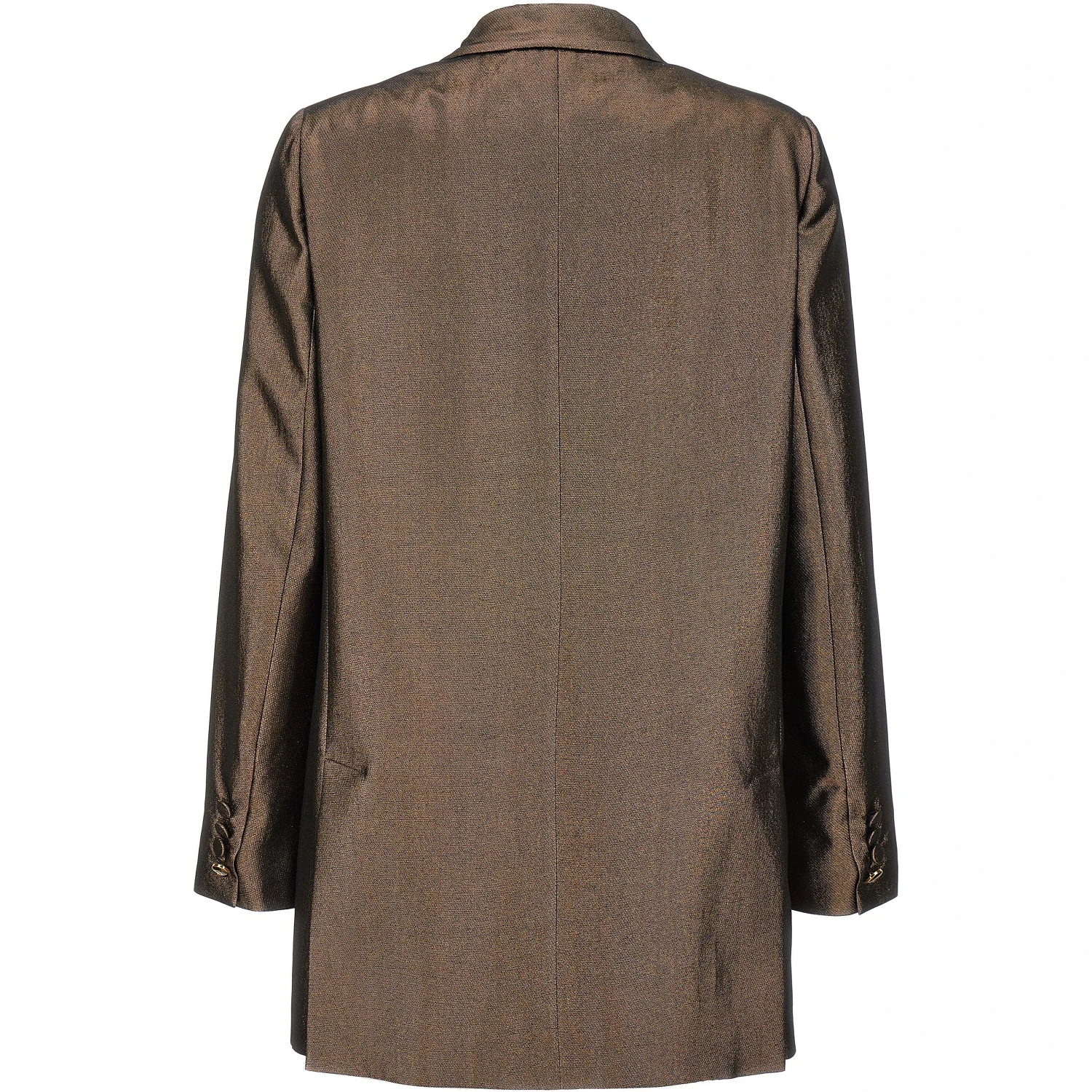 Brown Silk Blazer