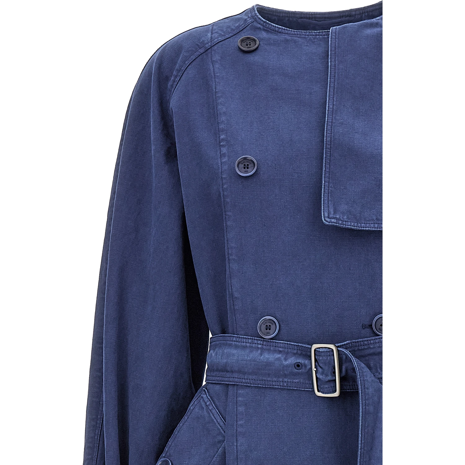 Blue Cotton Coat