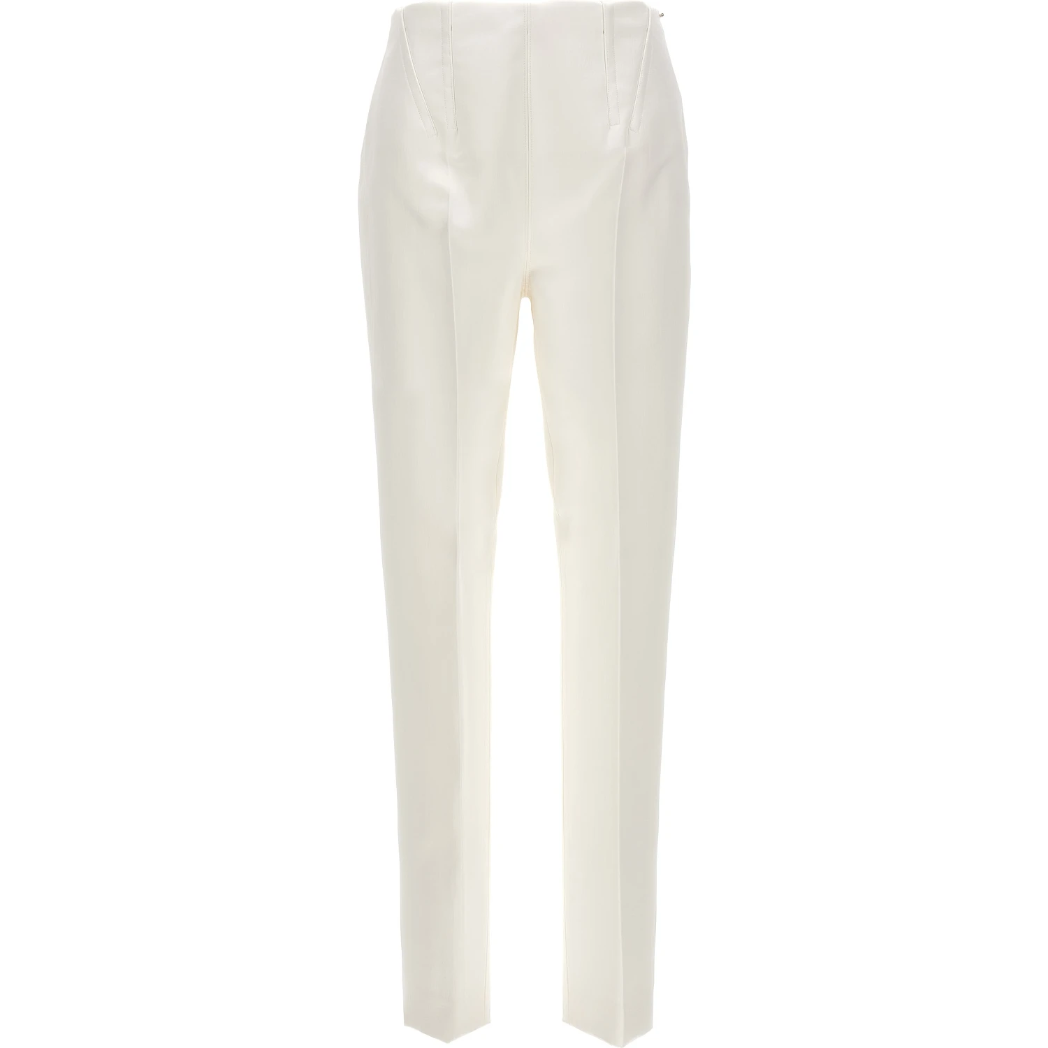 White Acetate Dress Pants