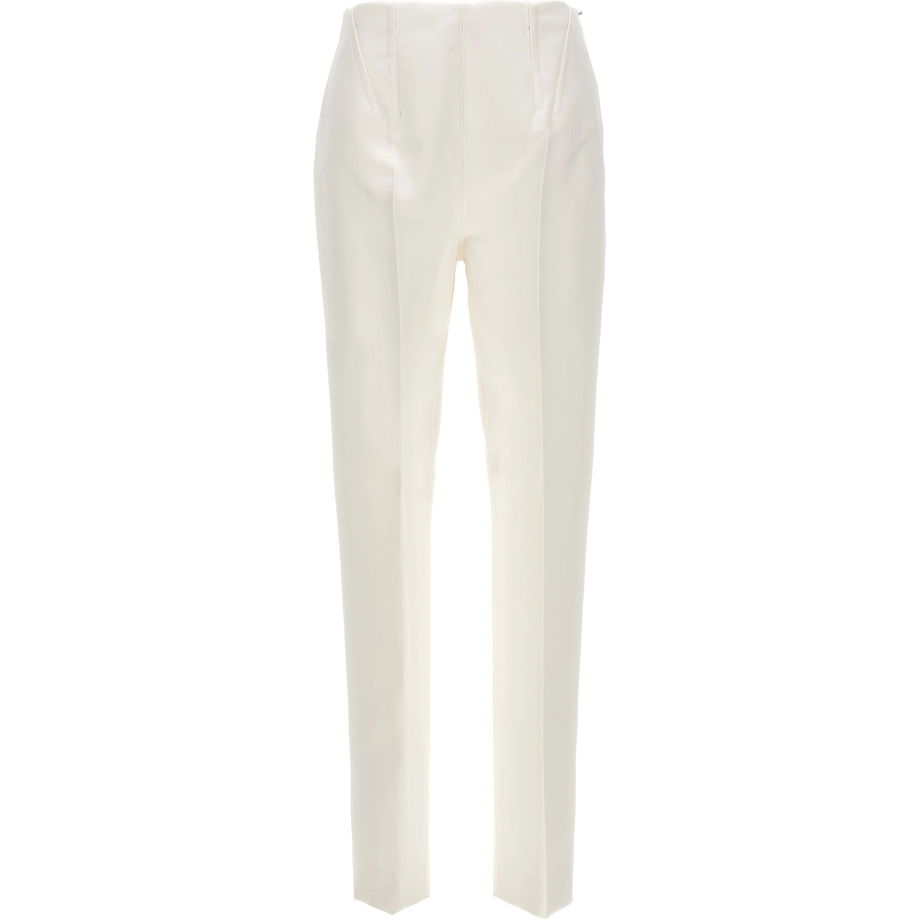 White Acetate Dress Pants