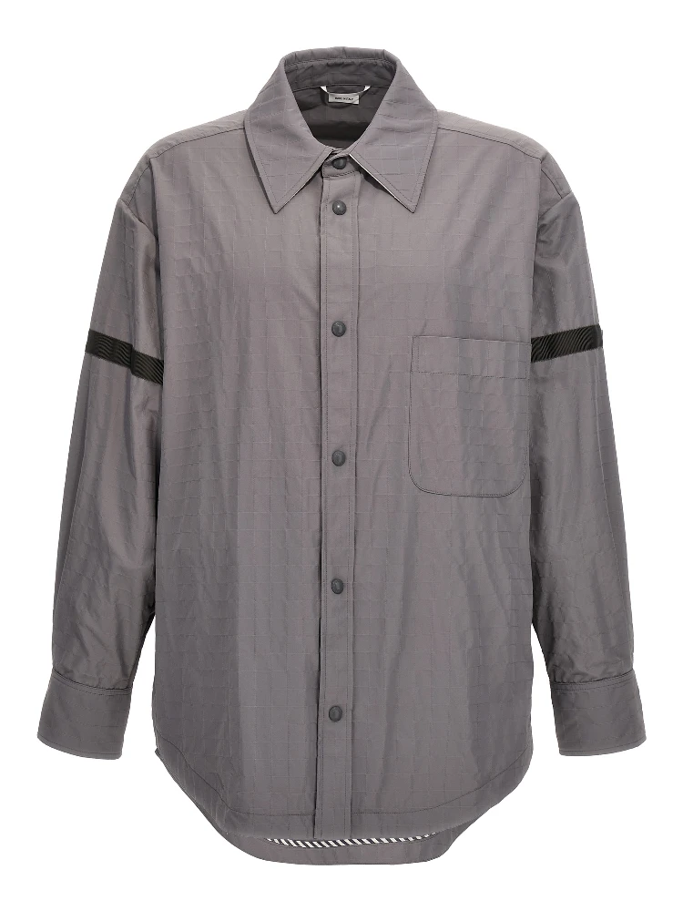 Gray Polyamide Blouse
