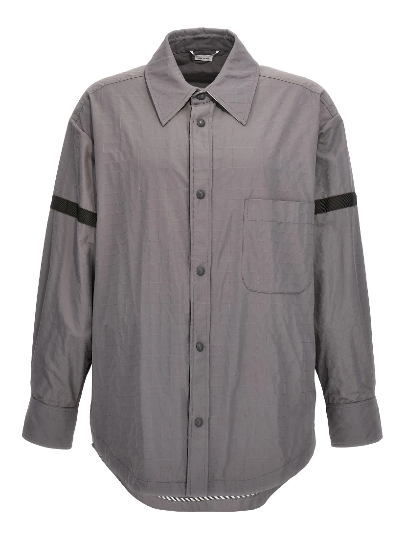 Gray Polyamide Blouse