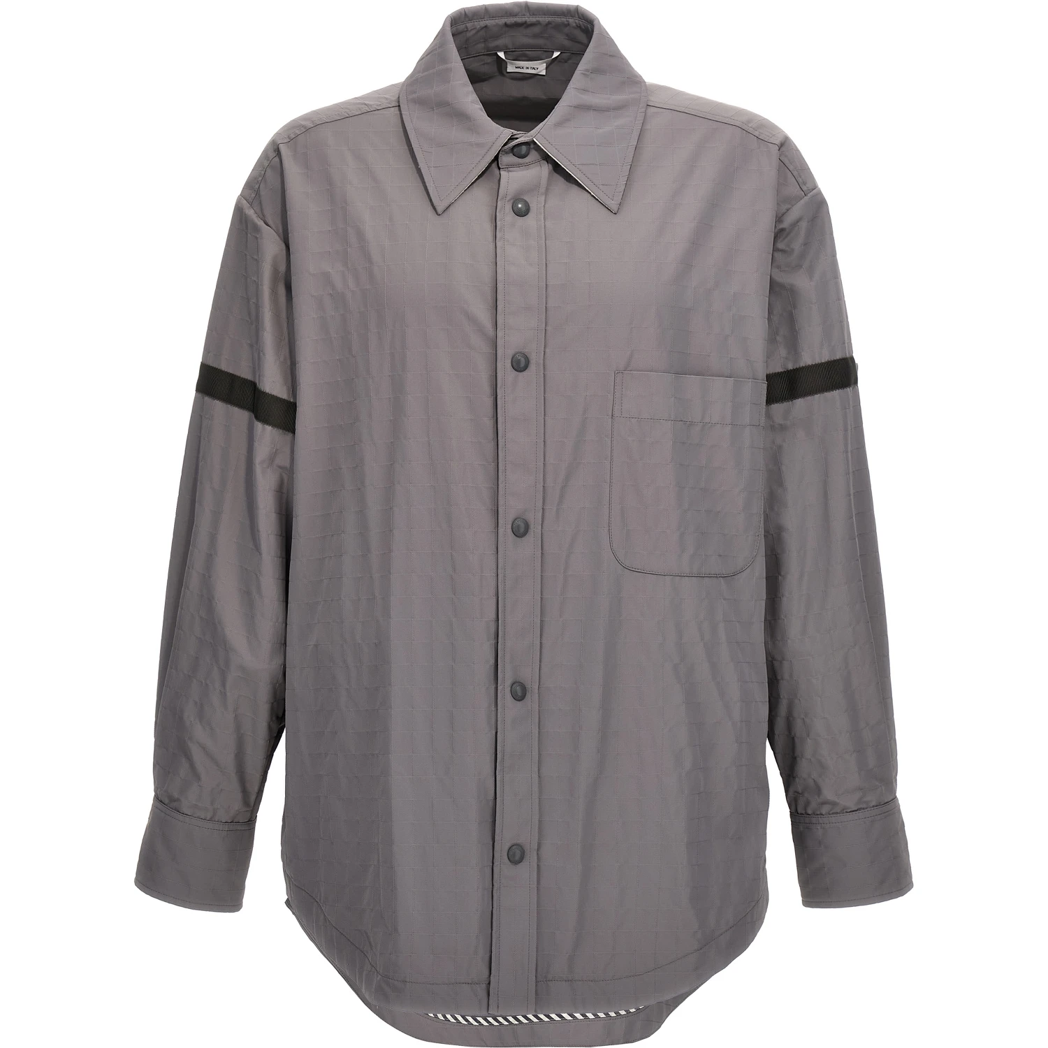 Gray Polyamide Blouse